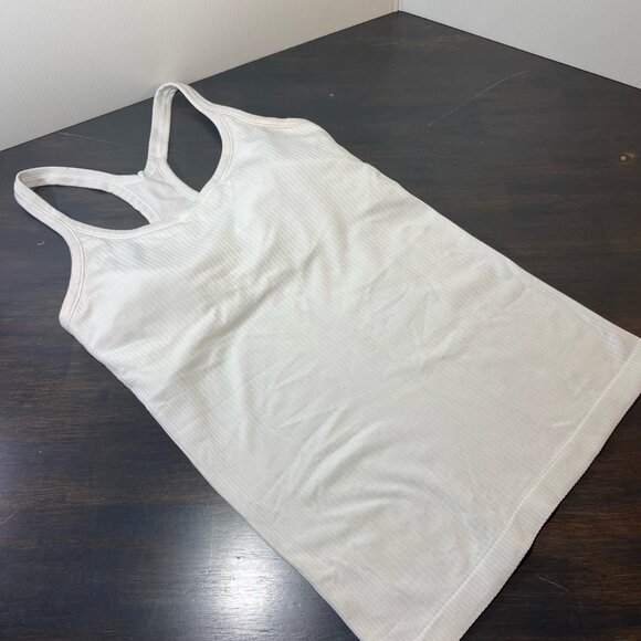 Lululemon Ribbed Racerback Tank Top Size 8 - Picture 2 of 5
